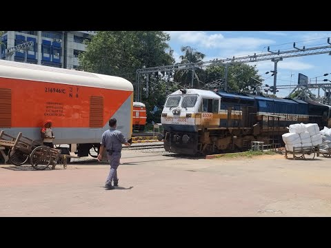 GUWAHATI To HOWRAH | Full Train Journey 12346 SARAIGHAT Express | Monsoon special Video 4k ultra HD