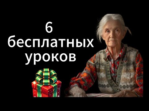 6 бесплатных уроков. Мой новогодний подарок для вас.