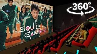 Squid Game characters Watching a Movie! 360° VR