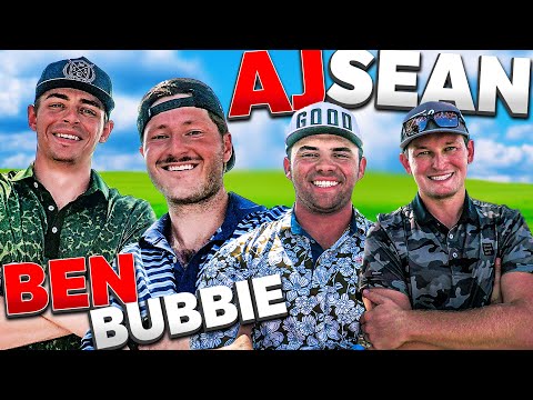 The best golf we've seen yet...almost 3 eagles in a row | Bubbie & Ben vs Sean Walsh & AJ Pujols