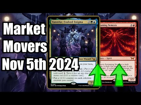 MTG Market Movers - Nov 5th 2024 - Standard and Commander Moves! Vannifar & Screaming Nemesis!