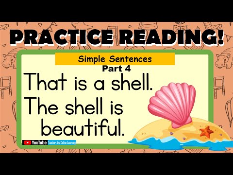 PART 4 (THAT IS) PRACTICE Reading Simple Sentences ll Teacher Ana Online Learning