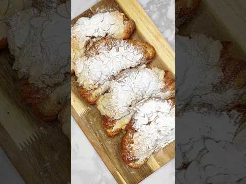 turn DRY croissants into ALMOND croissants #recipe #bakerystyle