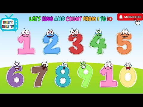 Counting 1 to 10 for Beginners | Learn with Me! | LEARN TO COUNT FROM 1 TO 10 #kidslearning