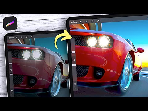 How To Enhance Photos In Procreate for iPad