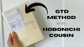 hobonichi cousin planner system | How I'm implementing the GTD method in my Hobonichi Cousin!