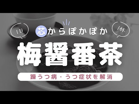 【1日1杯】梅しょう番茶で躁うつ病・うつ症状を解消【元気になる為にチャレンジしよう】