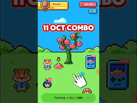 Tomarket combo today | Tomarket 12 October daily combo tomarket combo