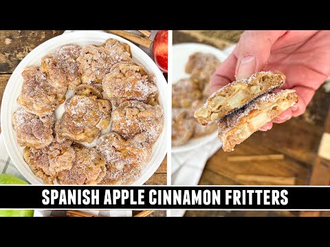 Spanish Apple Cinnamon Fritters | Super EASY 20 Minute Recipe