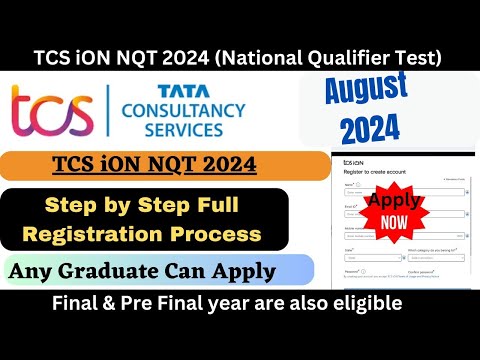 TCS NQT August 2024 | TCS NQT For Any Graduates | TCS NQT Full Detail In One Video|