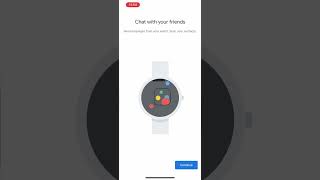 Fossil Smart Watch Google WearOS onboarding on iPhone