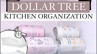 VIRAL 🤯 Dollar Tree ✨KITCHEN ORGANIZATION✨ #hacks #dollartree #kitchen #home #organization