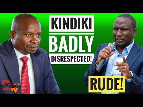 KINDIKI LECTURED LIKE A CHILD BY SENATOR AARON CHERUIYOT!!