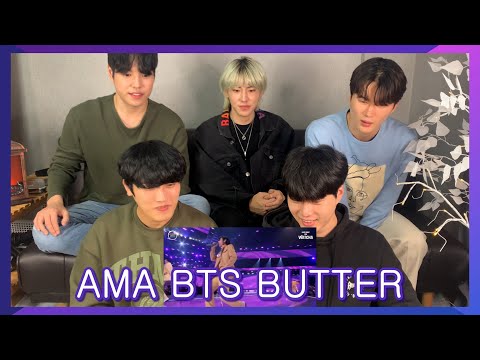 AMA has turned purple / BTS Butter Reaction (Turn on the caption)