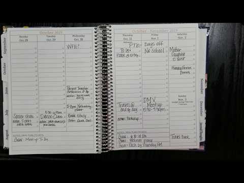 Plan with me| No Stickers| Functional Planning Oct 28-Nov 3 #planwithme #functionalplanner