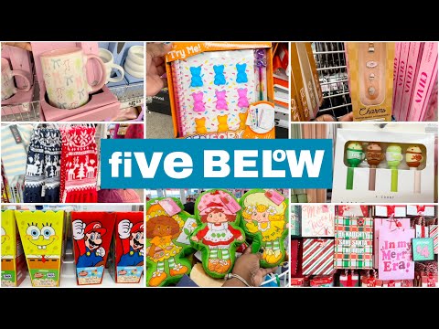 NEW FIVE BELOW ~Christmas Decor ~Holiday Gift Ideas ~ New Cups ~ Stationary & More