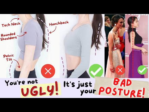 Don't Let BAD POSTURE Kill Your True Beauty | Posture Correction - Glow Up Transformation