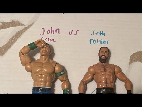 AWE: ￼ John Cena vs Seth Rollins