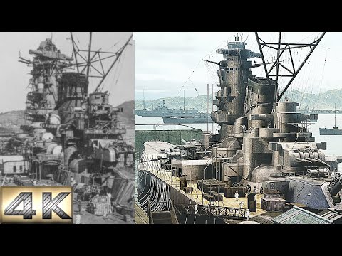 戦艦大和艤装時の様子を3DCGで再現してみた　Battleship Yamato Fitting out 3DCG