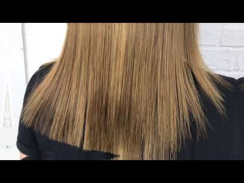 Keratin hair straightening/straight hair/ no frizz/ healthy hair