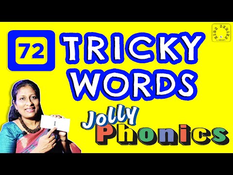 72 TRICKY WORDS FOR KIDS | 5 SKILLS IN JOLLY PHONICS | SIGHT WORDS #online  #jollyphonics #kids