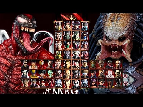 Mortal Kombat 9 - SYMBIOTE CARNAGE & PREDATOR - Expert Tag Ladder - Gameplay @(1080p) 60ᶠᵖˢ ✔