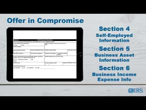 How to Complete Form 433-A (OIC) Section 4 - Section 5 - Section 6