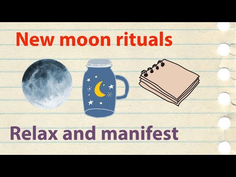 New moon rituals | law of attraction | manifestations #lawofattraction #newmoon