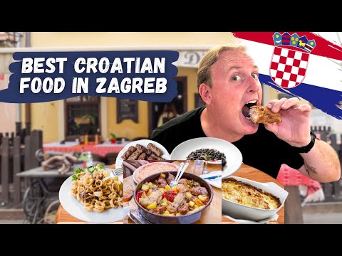 CROATIAN FOOD TOUR 🇭🇷(Top traditional foods in Zagreb)