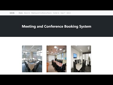 Meeting and Conference Booking System using PHP and MySQL