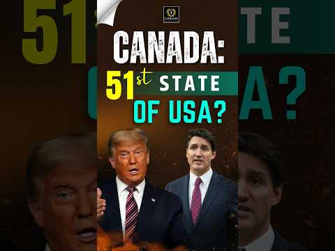 Canada: 51st State of USA? #canada #usa #trump #donaldtrump #shorts