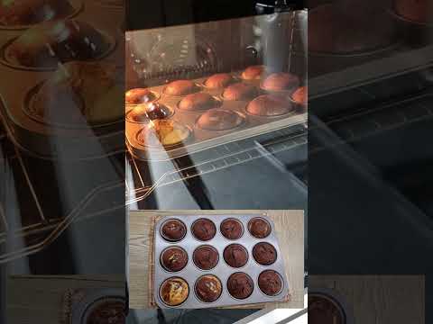 Marble muffins, Oven Time-Lapse, Dr. Oetker #shorts