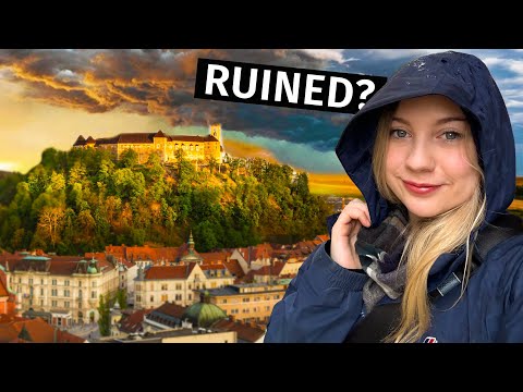 Vanlife in the POURING Rain | Exploring Ljubljana, Slovenia & Failed Motorhome Baking