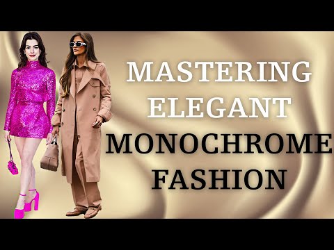 Mastering Monochrome Outfits for Effortless Elegance | Quiet Luxe