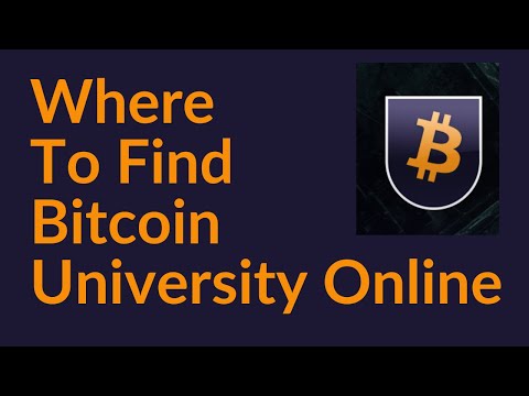 Where To Find Bitcoin University Online (Including Nostr)