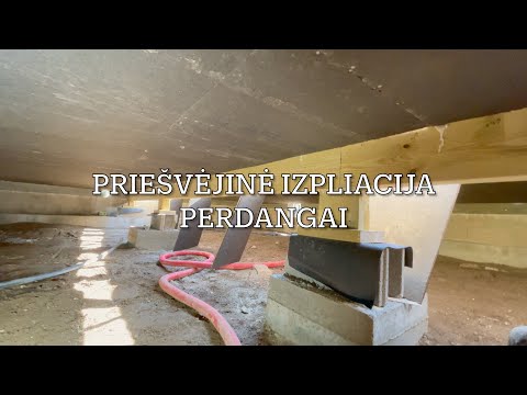 Namelio statyba nuo nulio 6. Priešvėjinė plokštė. Medinė lauko perdanga