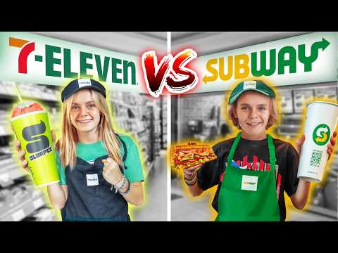 We Opened A Real Subway and 7- Eleven In Our House!