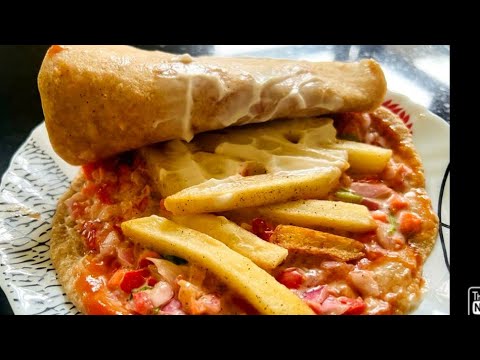 ചായ തിളക്കുന്ന നേരം ഉണ്ടാക്കാം shawarma recipe🌮