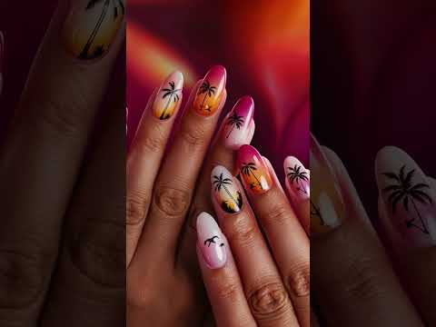 lCapture the Sunset on Your Nails