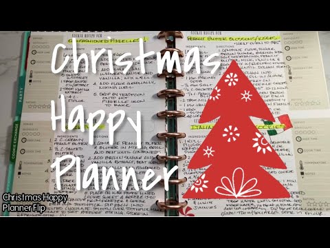 CHRISTMAS HAPPY PLANNER FLIP THROUGH - Organization for the Holidays! | CHRISTMAS IN JULY