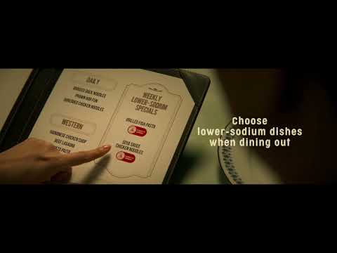 Choose lower-sodium dishes (15s) | For The Love Of Taste - Presented by HPB