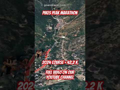 Pikes Peak Marathon 2024: fly over the marathon course!