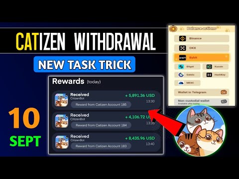 🔥Catizen Withdrawal Live | Citizen New Task xZen Token | Catizen Allocation | Catizen Level Increase