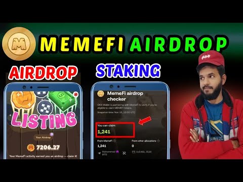 Memefi Airdrop Stake All Token ｜ Memefi Token $MEMEFI Withdrawal｜ New update on major ｜ Snapshot