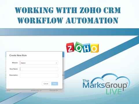 Zoho CRM Workflow Automation Webinar