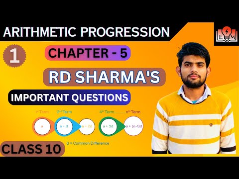 Arithmetic Progression Class 10 | RD Sharma Class 10 | Important Questions | Math Class 10