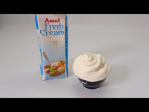 #Shorts || Whipping cream with Amul Fresh Cream