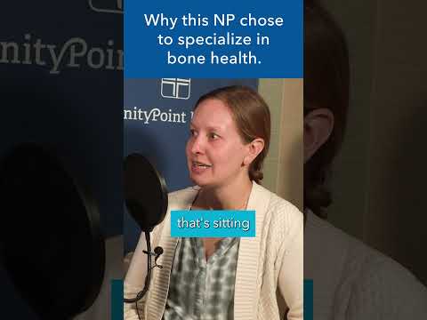 Why this nurse practitioner chose to specialize in bone health #shorts