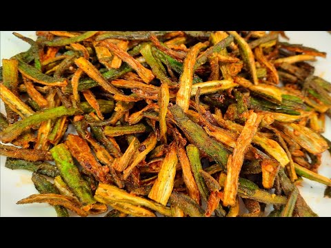 Crispy Bhindi Fry | Karari Bhindi Fry Recipe | Kurkuri Bhindi Recipe