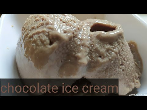 chocolate ice cream# chocolate ice cream ఇలా ఇంట్లో నే ఈజీగా# ice cream#